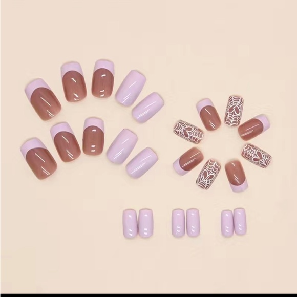 Pink Spider 🕷️ Nails - Picture 2 of 2